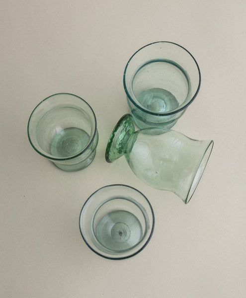 Pienza Mouth Blown Glass Tumblers - il Buco Vita – Il Buco Vita