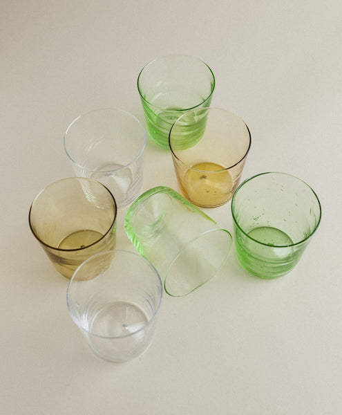 Pienza Mouth Blown Glass 10oz Tumblers