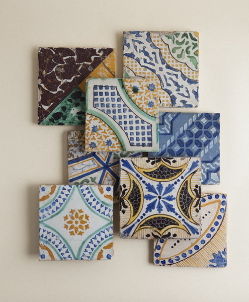 Antique Italian Tile Trivets