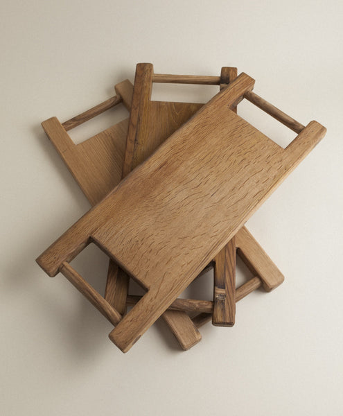 Casale Recycled Wood Double Spindle Cutting Board